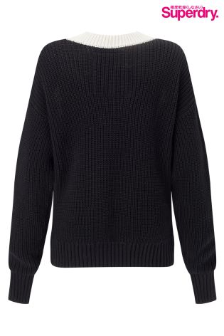 Superdry Colour Block Rib Knit